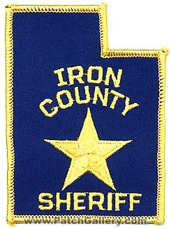 Iron County Sheriff's Department (Utah)
Thanks to Alans-Stuff.com for this scan.
Keywords: sheriffs dept.