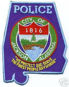 Jackson Police (Alabama)
Thanks to apdsgt for this scan.
Keywords: city of