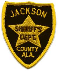 Jackson County Sheriff's Dept (Alabama)
Thanks to BensPatchCollection.com for this scan.
Keywords: sheriffs department