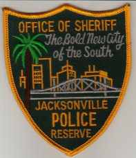 Jacksonville Police Office of Sheriff Reserve
Thanks to BlueLineDesigns.net for this scan.
Keywords: florida