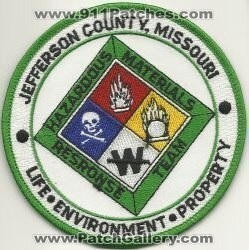 Jefferson County Hazardous Materials Response Team (Missouri)
Thanks to Mark Hetzel Sr. for this scan.
Keywords: hazmat haz-mat