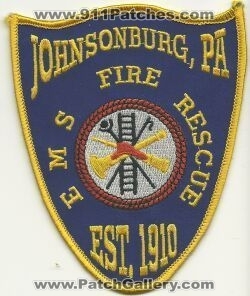 Johnsonburg Fire Rescue EMS Department (Pennsylvania)
Thanks to Mark Hetzel Sr. for this scan.
Keywords: dept.