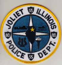 Joliet Police Dept
Thanks to BlueLineDesigns.net for this scan.
Keywords: illinois department