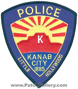 Kanab City Police Department (Utah)
Thanks to Alans-Stuff.com for this scan.
Keywords: dept. little hollywood