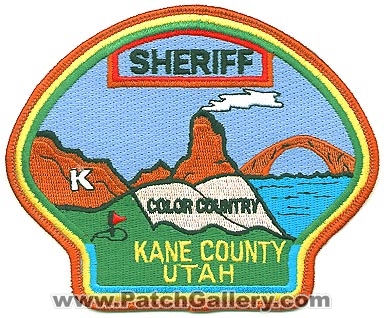Kane County Sheriff's Department (Utah)
Thanks to Alans-Stuff.com for this scan.
Keywords: sheriffs dept.