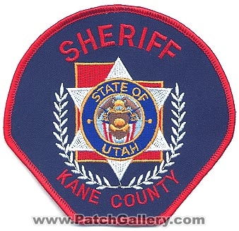 Kane County Sheriff's Department (Utah)
Thanks to Alans-Stuff.com for this scan.
Keywords: sheriffs dept.