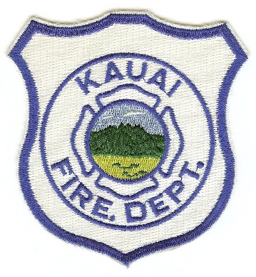 Kauai Fire Dept
Thanks to PaulsFirePatches.com for this scan.
Keywords: hawaii department