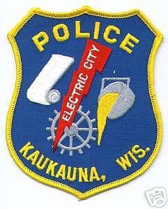 Kaukauna Police (Wisconsin)
Thanks to apdsgt for this scan.
