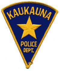 Kaukauna Police Dept (Wisconsin)
Thanks to BensPatchCollection.com for this scan.
Keywords: department