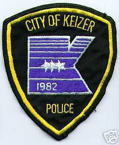 Keizer Police (Oregon)
Thanks to apdsgt for this scan.
Keywords: city of
