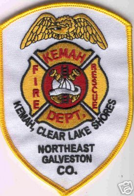 Kemah Fire Dept
Thanks to Brent Kimberland for this scan.
Keywords: texas department rescue clear lake shores northeast galveston county