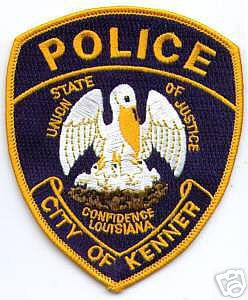 Kenner Police (Louisiana)
Thanks to apdsgt for this scan.
Keywords: city of