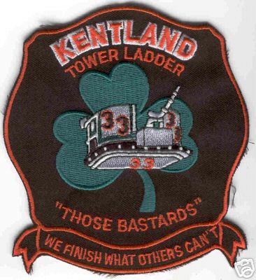 Kentland Fire Tower Ladder 33
Thanks to Brent Kimberland for this scan.
Keywords: maryland
