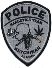 Ketchikan Police Narcotics Team (Alaska)
Thanks to BensPatchCollection.com for this scan.
