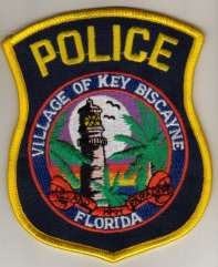 Key Biscayne Police
Thanks to BlueLineDesigns.net for this scan.
Keywords: florida village of
