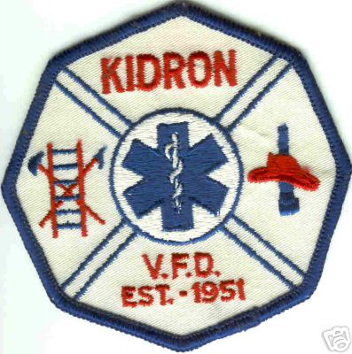 Kidron V.F.D.
Thanks to Brent Kimberland for this scan.
Keywords: ohio volunteer fire department vfd