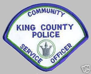 King County Police Community Service Officer (Washington)
Thanks to apdsgt for this scan.

