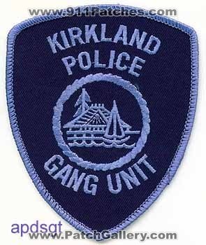 Kirkland Police Department Gang Unit (Washington)
Thanks to apdsgt for this scan.
