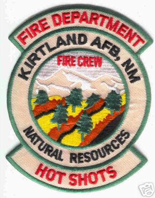 Kirtland AFB Fire Department Hot Shots
Thanks to Brent Kimberland for this scan.
Keywords: new mexico air force base usaf crew natural resources wildland