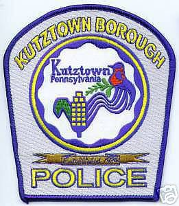 Kutztown Borough Police (Pennsylvania)
Thanks to apdsgt for this scan.
