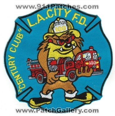 Los Angeles City Fire Department Station 100 (California)
Thanks to Paul Howard for this scan. 
Keywords: l.a.f.d. lafd dept. taz