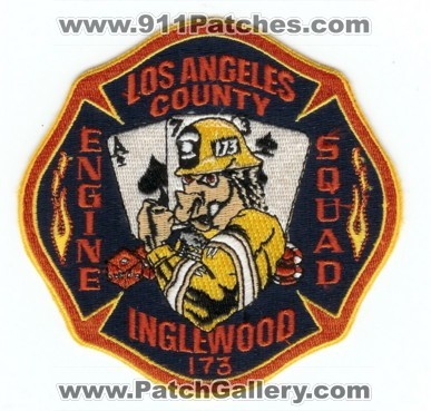 Los Angeles County Fire Department Station 173 (California)
Thanks to Paul Howard for this scan.
Keywords: l.a. la co. f.d. fd dept. engine squad inglewood