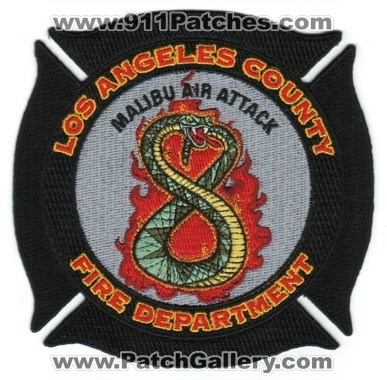 Los Angeles County Fire Department Camp 8 (California)
Thanks to Paul Howard for this scan. 
Keywords: lacofd l.a.c.o.f.d. dept. malibu air attack