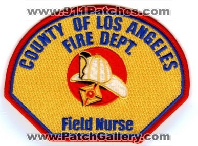 Los Angeles County Fire Department Field Nurse (California)
Thanks to Paul Howard for this scan.
Keywords: lacofd l.a. co. f.d. dept. of
