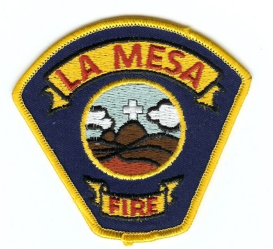 La Mesa Fire
Thanks to PaulsFirePatches.com for this scan.
Keywords: california lamesa