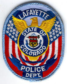 Lafayette Police Dept
Thanks to Enforcer31.com for this scan.
Keywords: colorado department