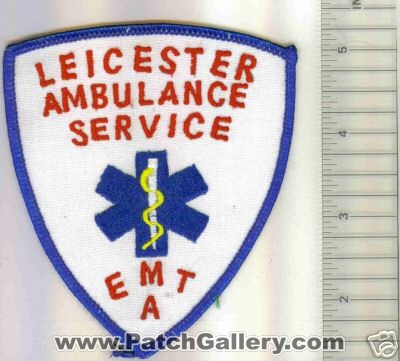 Leicester Ambulance Service EMT-A (Massachusetts)
Thanks to Mark C Barilovich for this scan.
Keywords: ems
