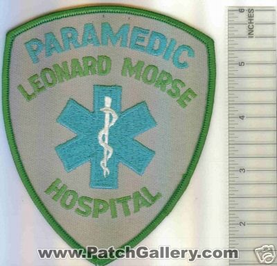 Leonard Morse Hospital Paramedic (Massachusetts)
Thanks to Mark C Barilovich for this scan.
Keywords: ems