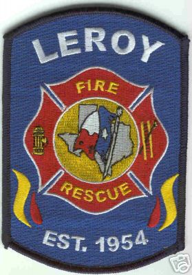 Leroy Fire Rescue
Thanks to Brent Kimberland for this scan.
Keywords: texas