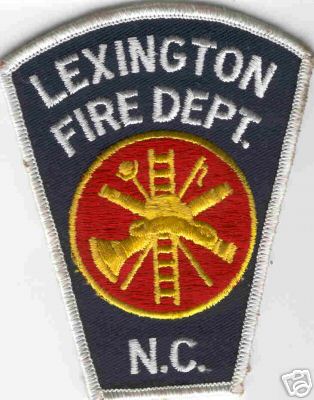 Lexington Fire Dept
Thanks to Brent Kimberland for this scan.
Keywords: north carolina department