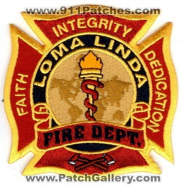 Loma Linda Fire Department (California)
Thanks to Paul Howard for this scan. 
Keywords: dept.