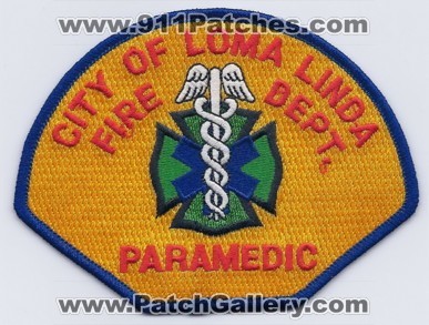 Loma Linda Fire Department Paramedic (California)
Thanks to Paul Howard for this scan. 
Keywords: city of dept.