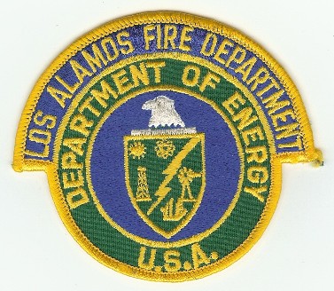 Los Alamos Fire Department
Thanks to PaulsFirePatches.com for this scan.
Keywords: new mexico doe of energy