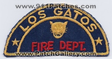 Los Gatos Fire Department (California)
Thanks to Paul Howard for this scan. 
Keywords: dept.