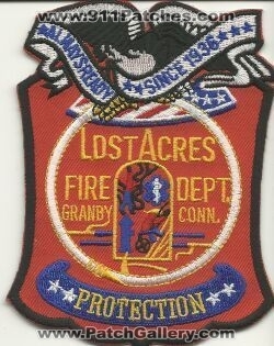 Lost Acres Fire Department (Connecticut)
Thanks to Mark Hetzel Sr. for this scan.
Keywords: dept. granby conn. protection
