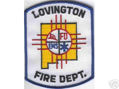 Lovington Fire Dept
Thanks to Brent Kimberland for this scan.
Keywords: new mexico department
