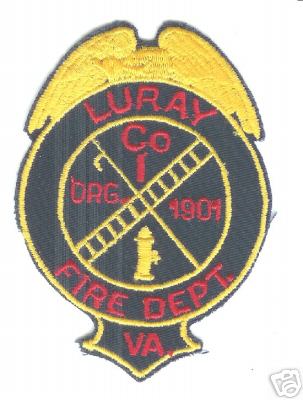 Luray Fire Dept
Thanks to Jack Bol for this scan.
Keywords: virginia department