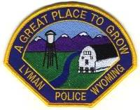 Lyman Police (Wyoming)
Thanks to BensPatchCollection.com for this scan.

