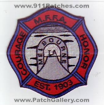 Melbourne FireFighters Association (Iowa)
Thanks to Dave Slade for this scan.
Keywords: m.f.f.a. mffa ia