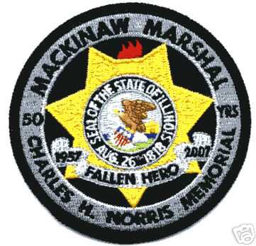 Mackinaw Marshal Charles H Norris Memorial (Illinois)
Thanks to Jason Bragg for this scan.
