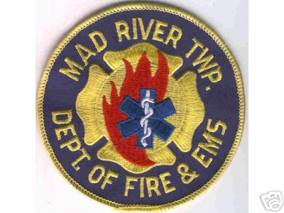 Mad River Township Department of Fire and EMS (Ohio)
Thanks to Brent Kimberland for this scan.
Keywords: twp. dept. &