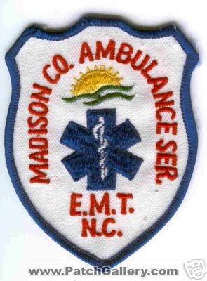 Madison County Ambulance Service EMT
Thanks to Brent Kimberland for this scan.
Keywords: north carolina ems e.m.t.