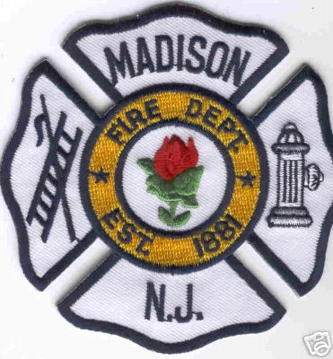 Madison Fire Dept
Thanks to Brent Kimberland for this scan.
Keywords: new jersey department
