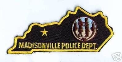 Madisonville Police Dept
Thanks to apdsgt for this scan.
Keywords: kentucky department