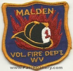 Malden Volunteer Fire Department (West Virginia)
Thanks to Mark Hetzel Sr. for this scan.
Keywords: vol. dept. wv