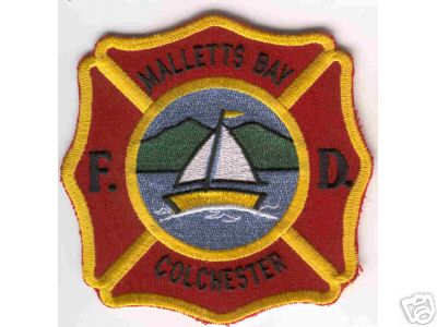 Malletts Bay Colchester F.D.
Thanks to Brent Kimberland for this scan.
Keywords: vermont fire department fd